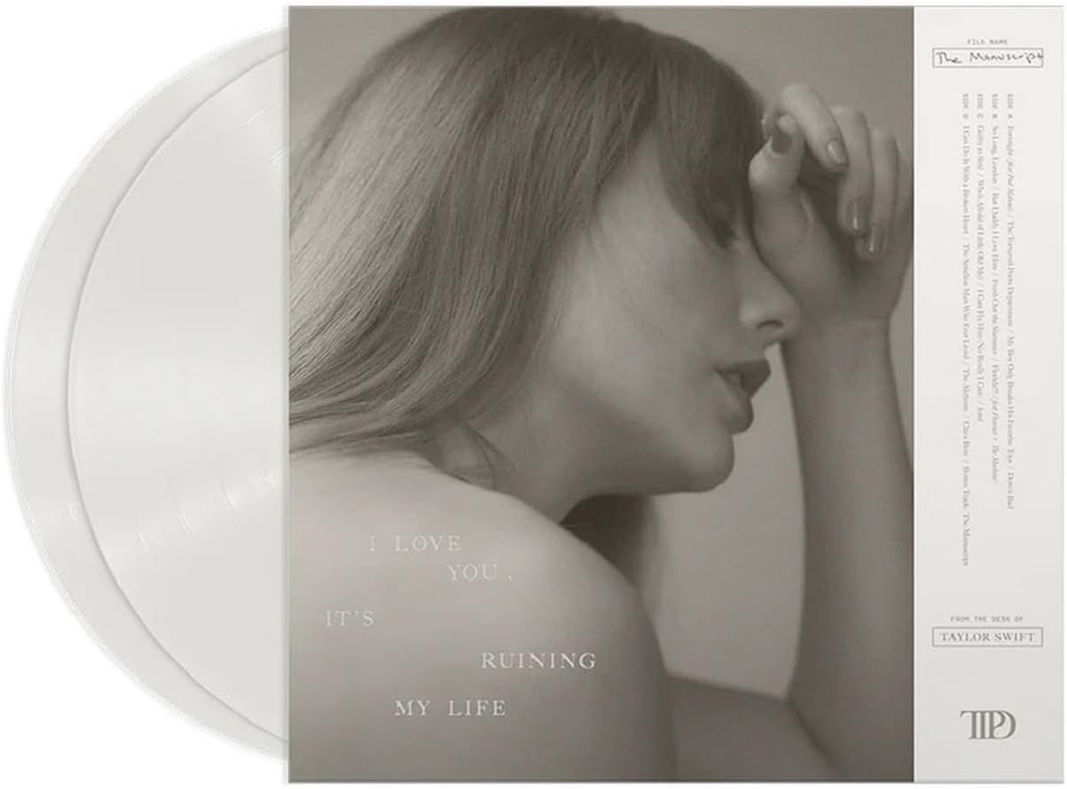 Taylor Swift - The Tortured Poets Department Ghosted White 2 LP