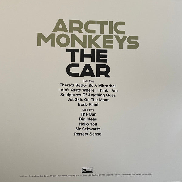 Arctic Monkeys - The Car LP Custard Edition