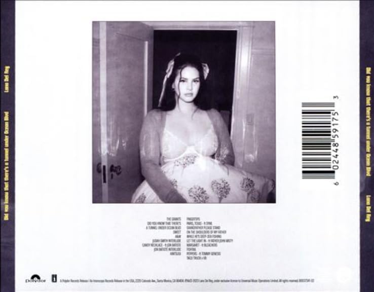 Lana Del Rey - Did You Know That Theres  A Tunnel Under Ocean Blvd CD