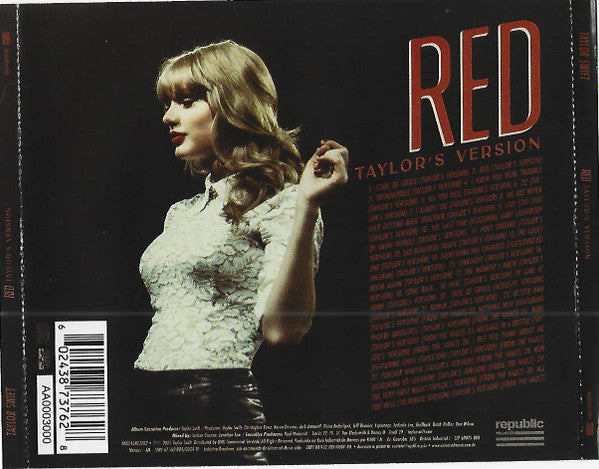 Taylor Swift - Red Taylor Version CD Doble