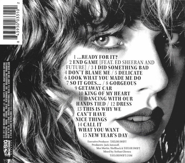 Taylor Swift - Reputation CD