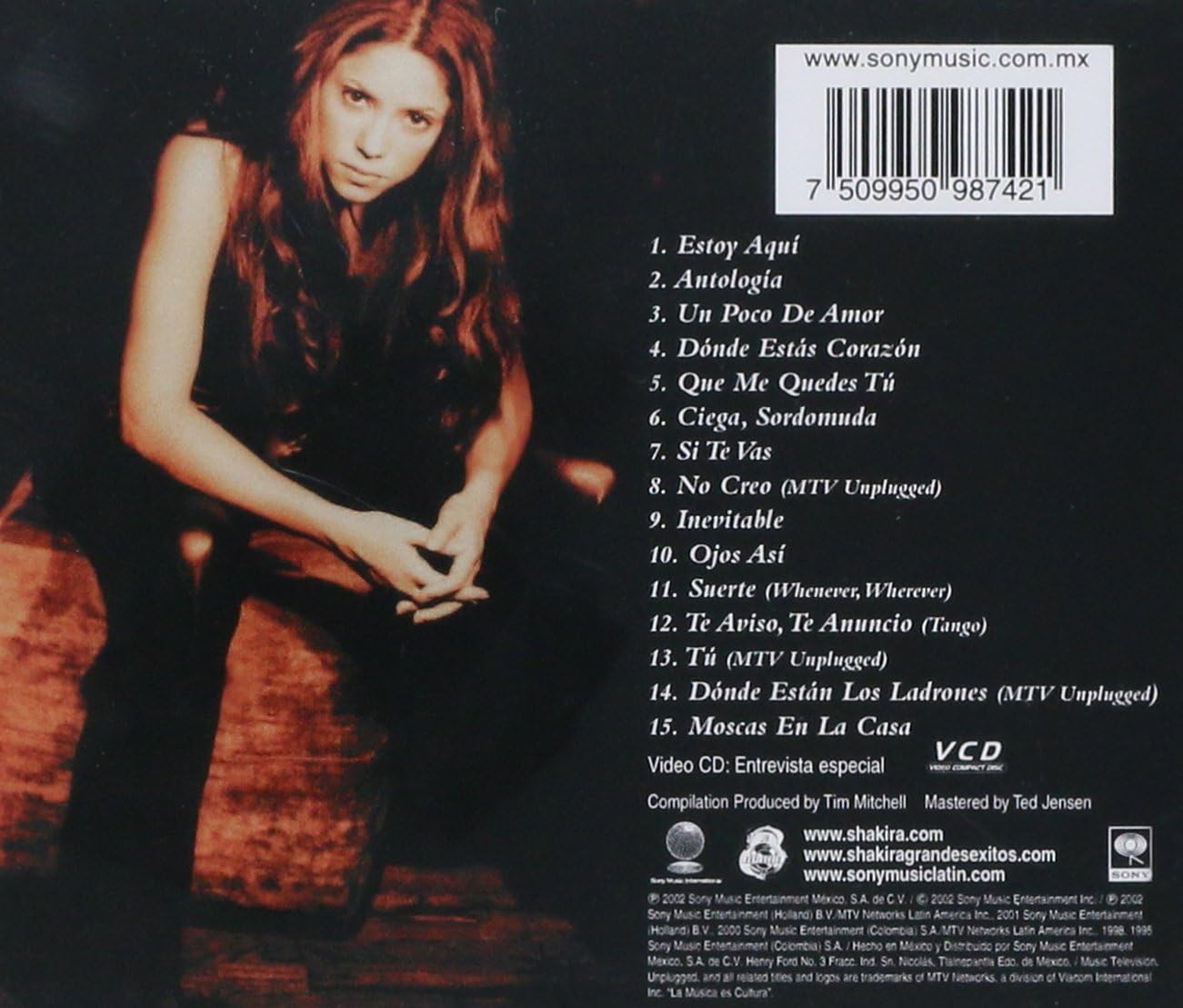 Shakira - Grandes Exitos - CD