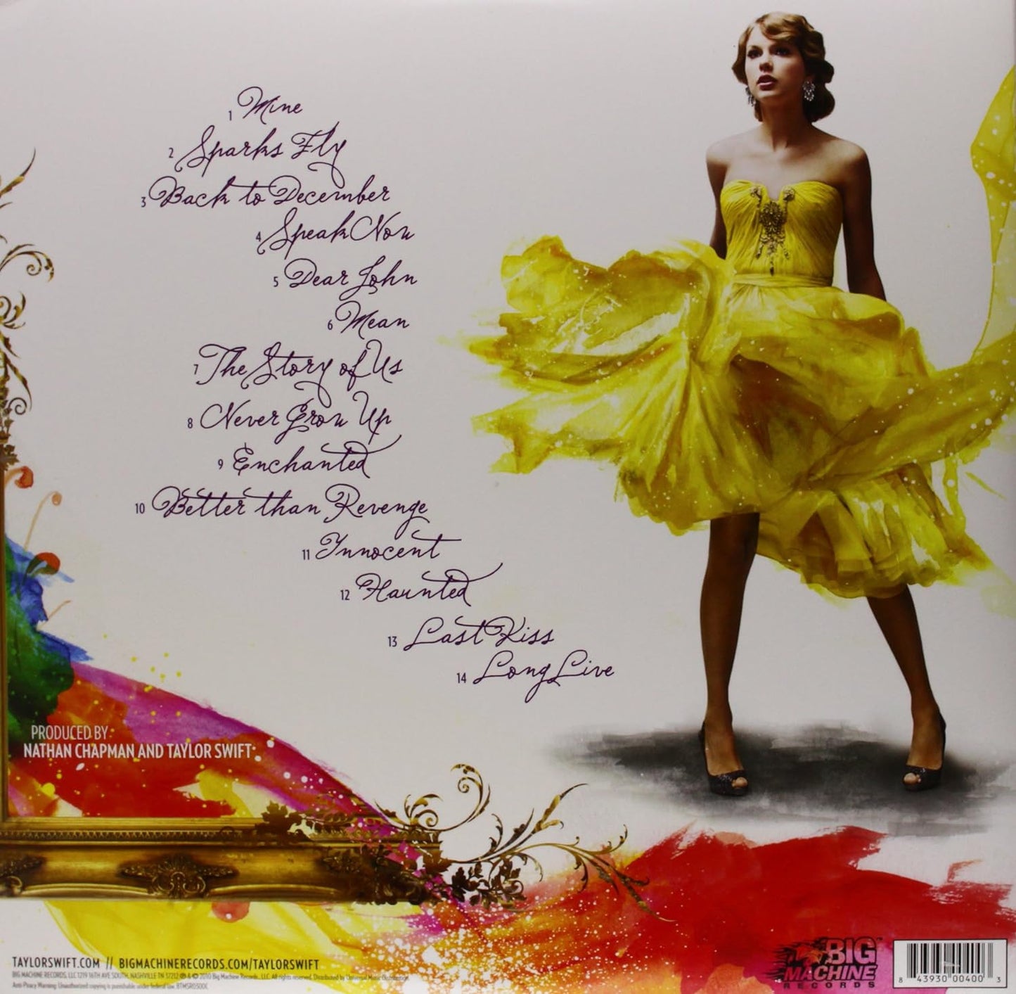 Taylor Swift - Speak Now Original LP