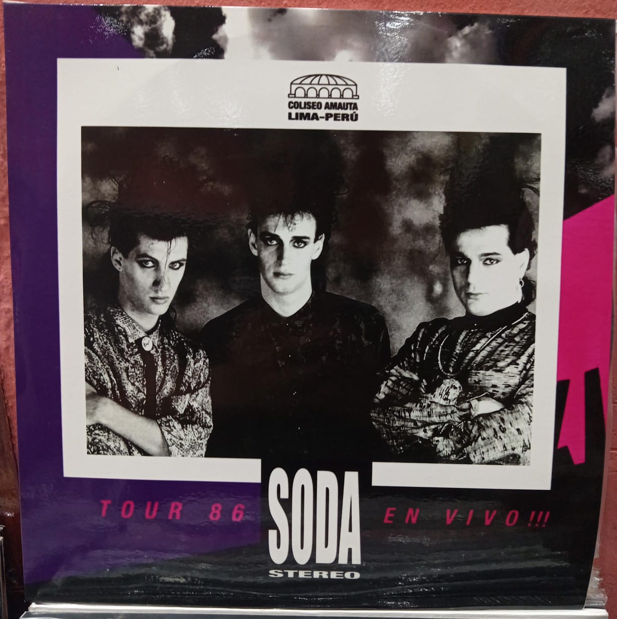 Soda Stereo - Tour 86 En Vivo Coliseo Amauta Lima-Peru - LP